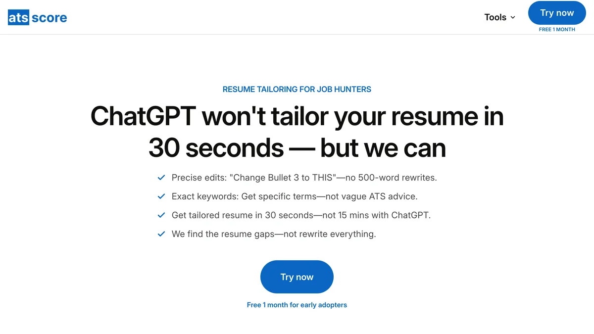 ATSScores screenshot