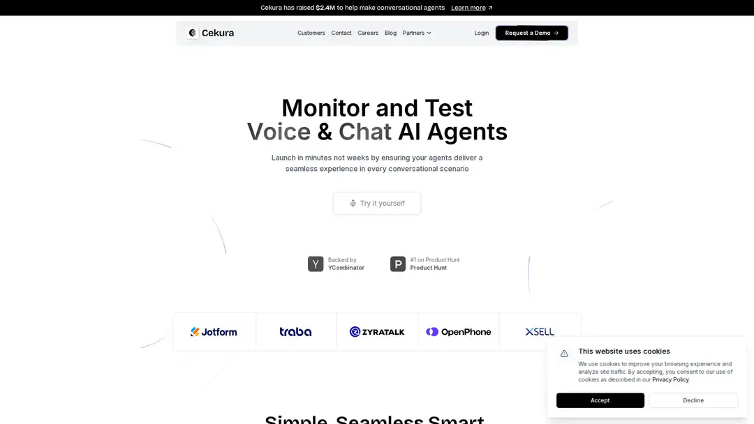 Cekura screenshot