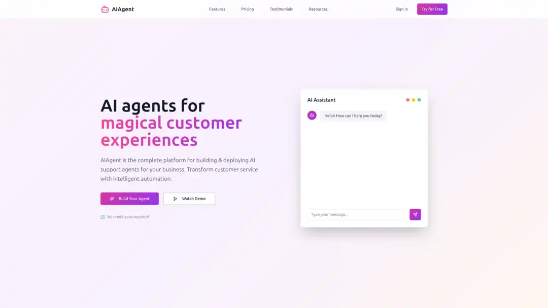 AIAgent screenshot