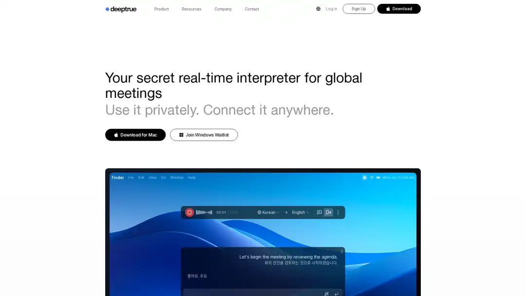 Deeptrue screenshot
