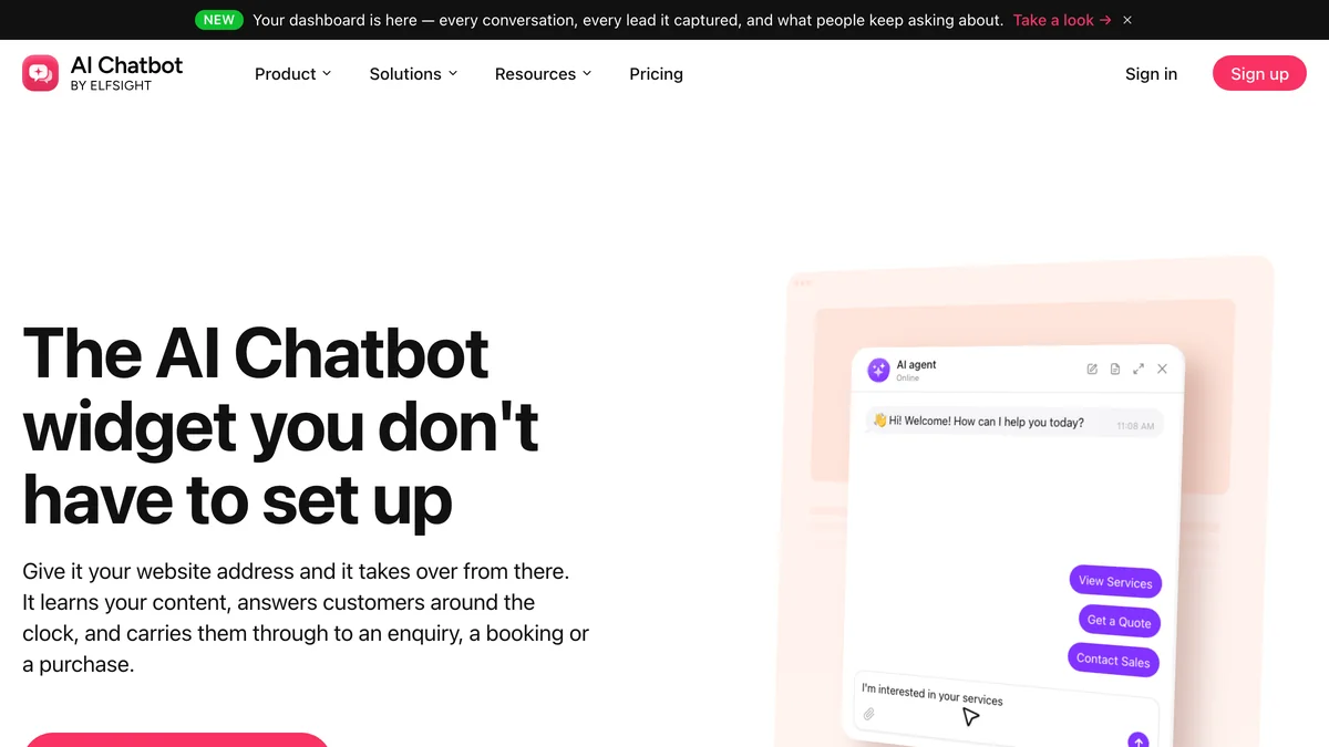 AI Chatbot by Elfsight screenshot
