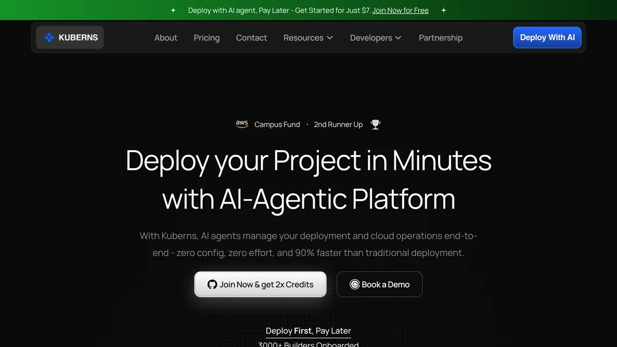 Kuberns screenshot