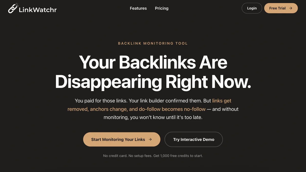 LinkWatchr screenshot