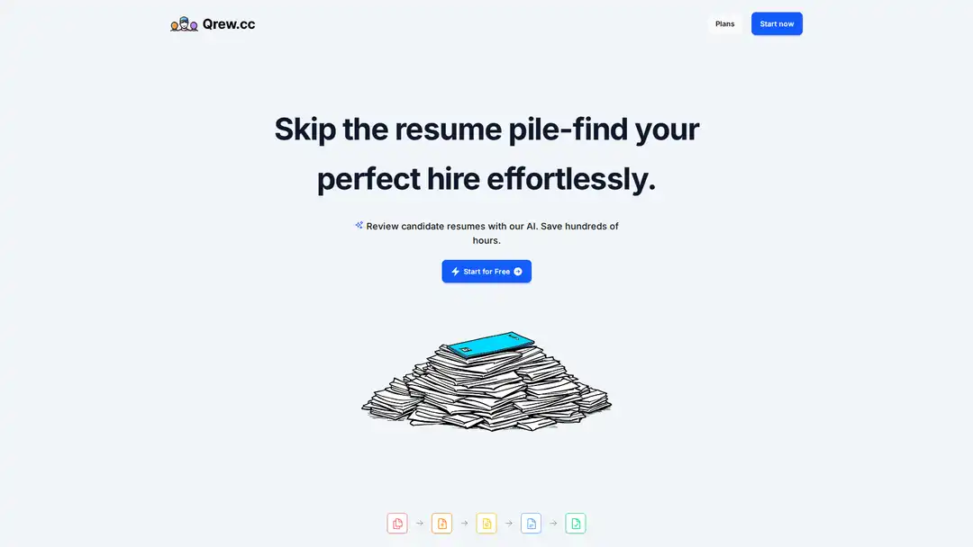 Qrew.cc screenshot