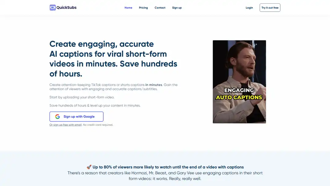 QuickSubs screenshot