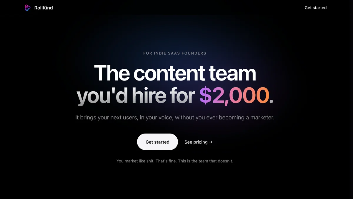 RollKind screenshot