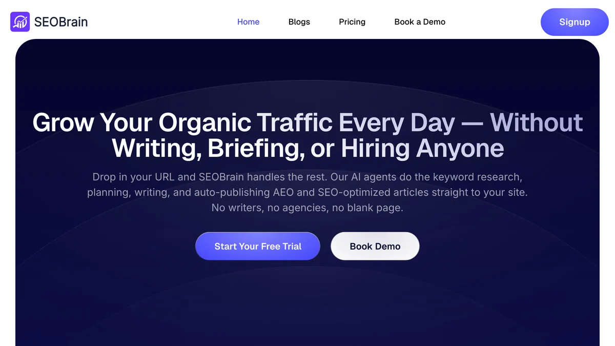 SEOBrain screenshot