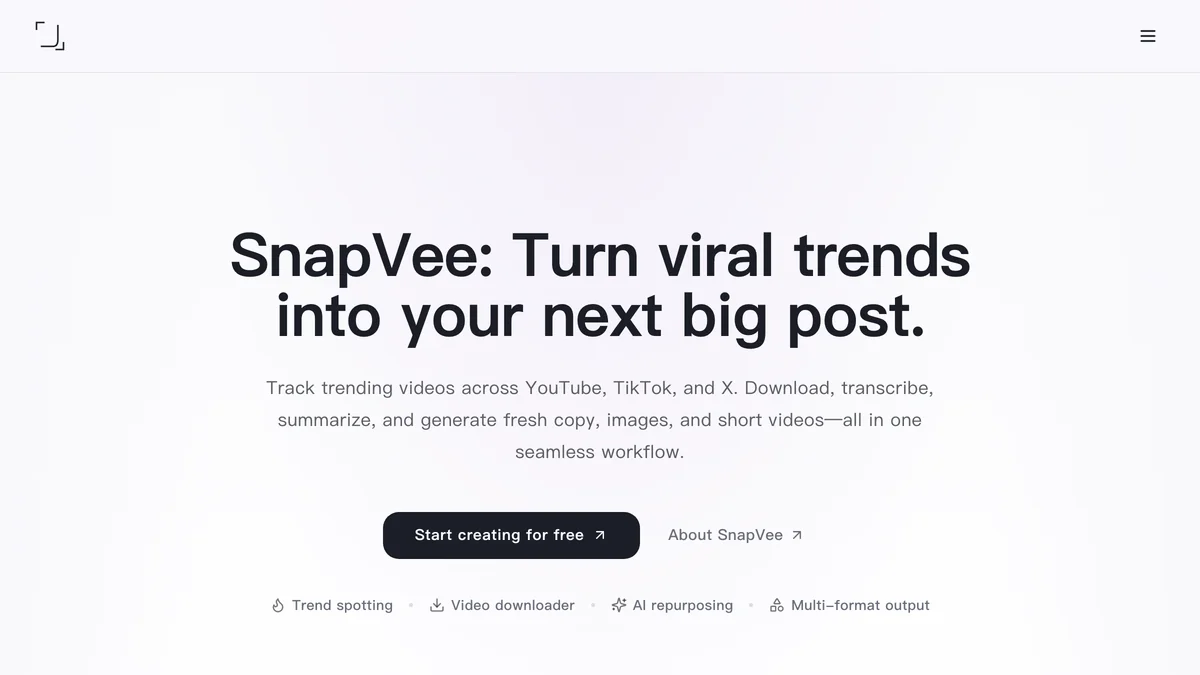 SnapVee screenshot