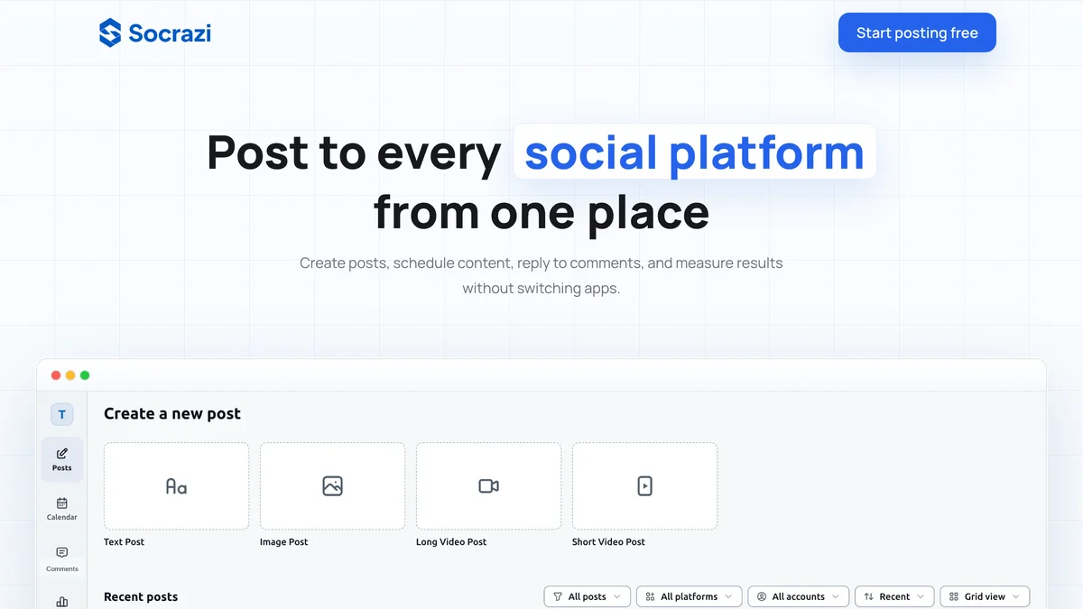 Socrazi screenshot