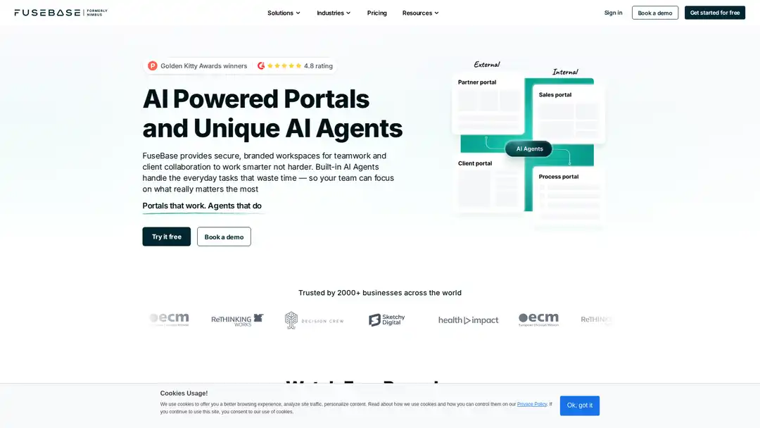 FuseBase screenshot