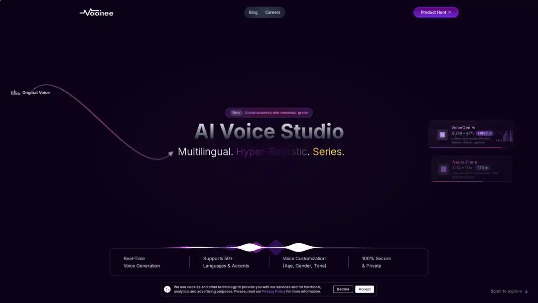 Vaanee AI screenshot