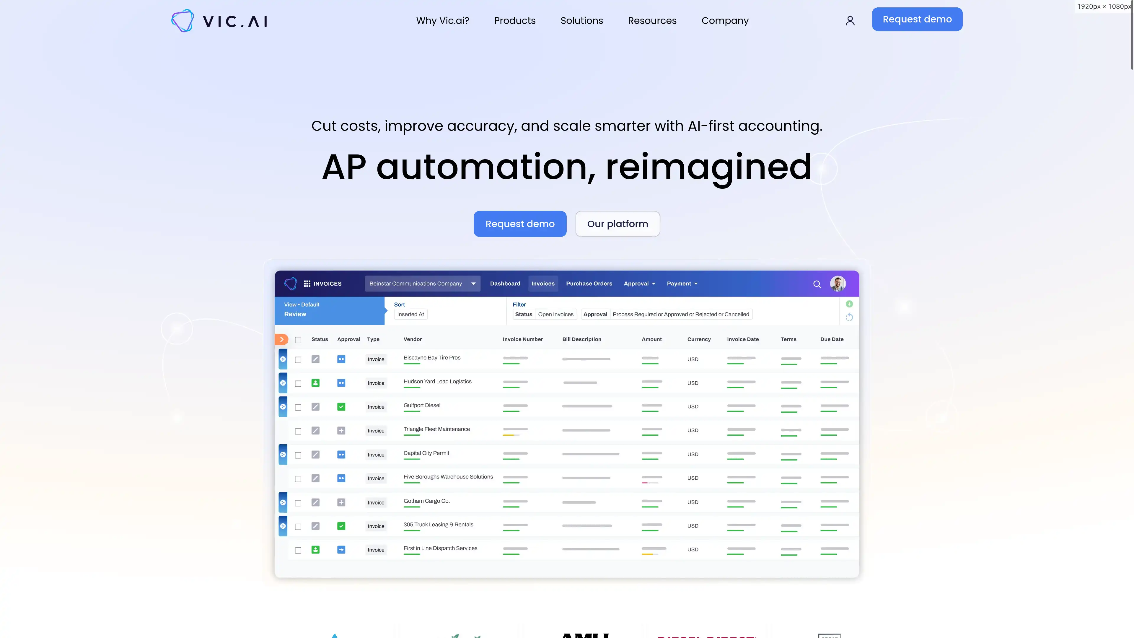 Vic.ai screenshot