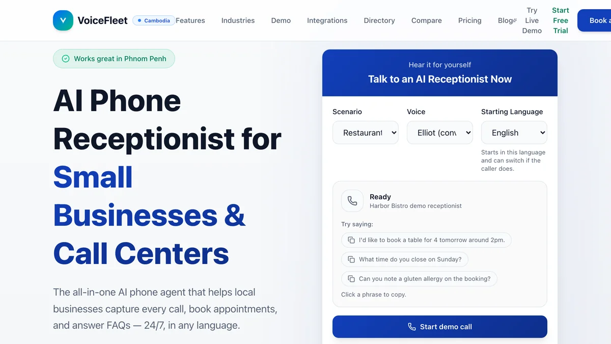 VoiceFleet screenshot