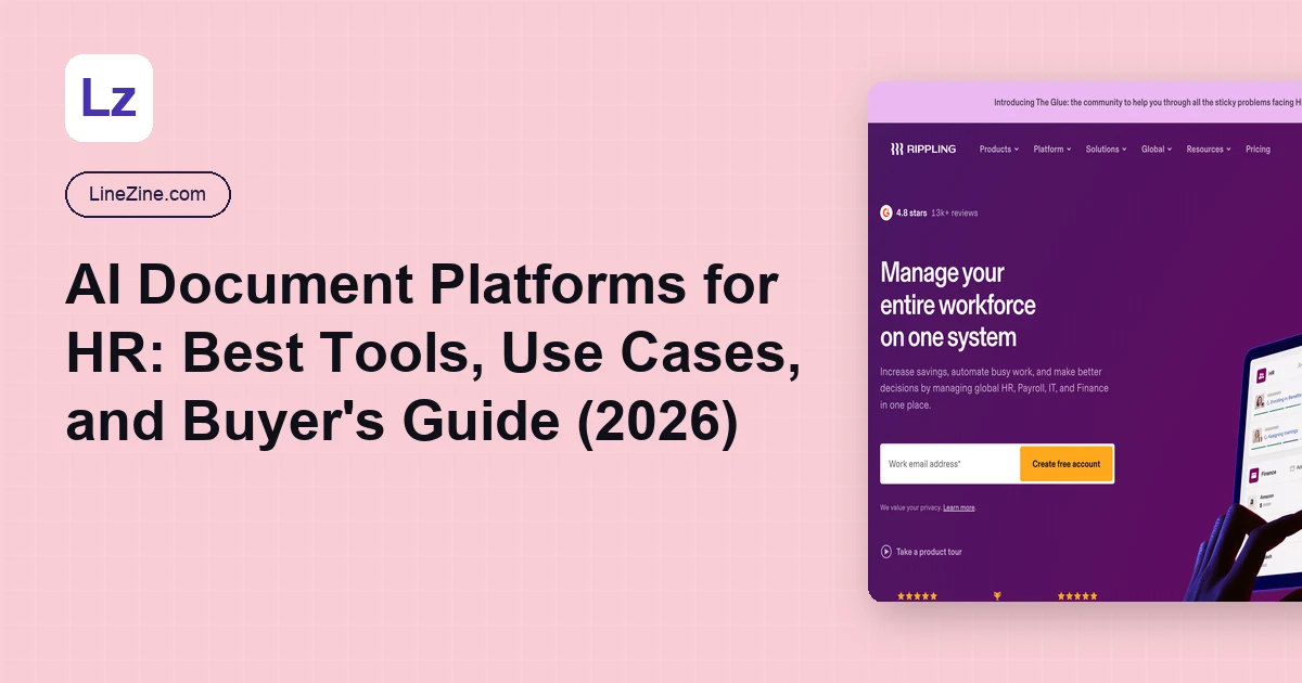 Hero image for AI Document Platforms for HR: Best Tools, Use Cases, and Buyer's Guide (2026)