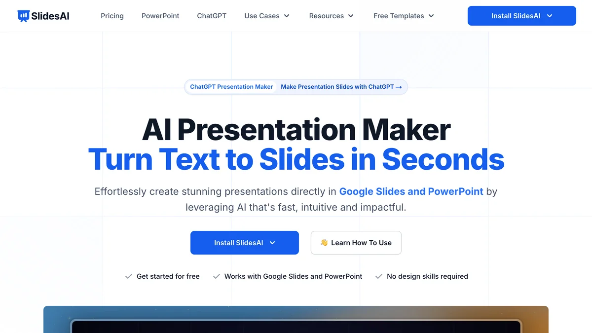 SlidesAI screenshot