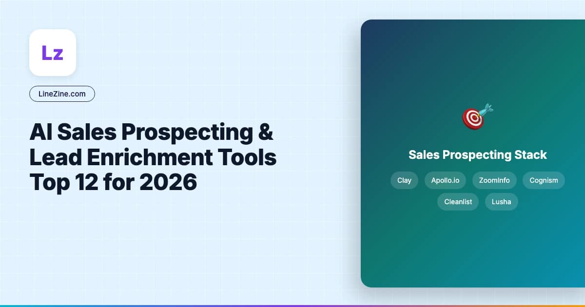 AI Sales Prospecting & Lead Enrichment Tools: Top 12 for 2026