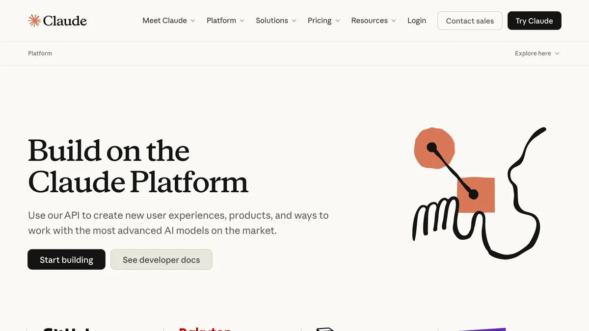 Screenshot of Custom Anthropic and OpenAI builds homepage