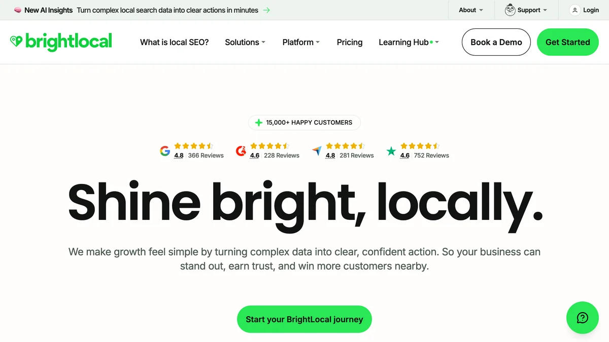 BrightLocal platform