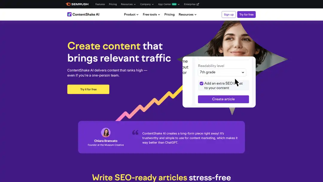 Screenshot of AI Social Content Generator platform showing social media post creation and analytics