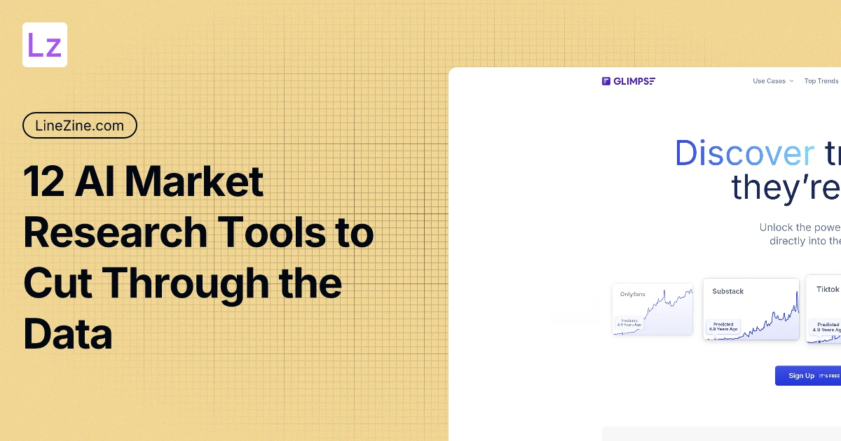 Hero image for 13 AI Market Research Tools to Try in 2025