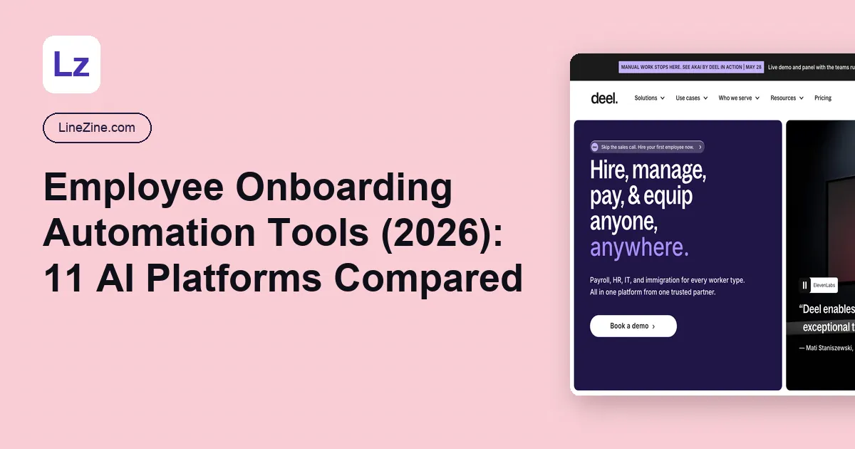 11 Best AI Employee Onboarding Tools for 2026 - LineZine